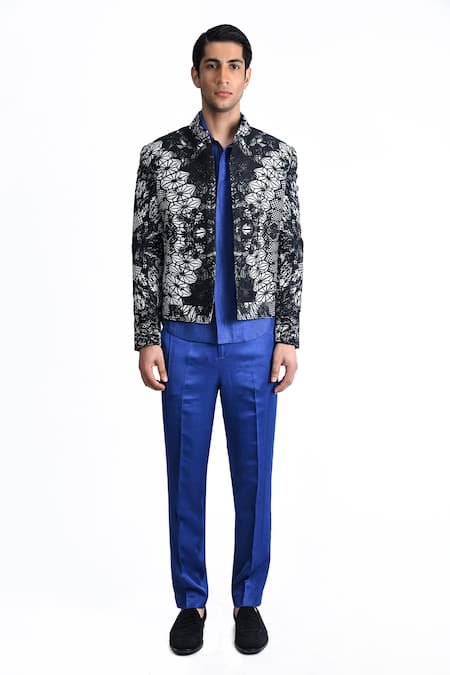 Rohit Gandhi + Rahul Khanna Geometric Print Jacket 
