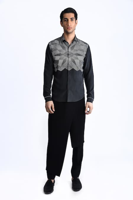 Rohit Gandhi + Rahul Khanna Placement Print Shirt 