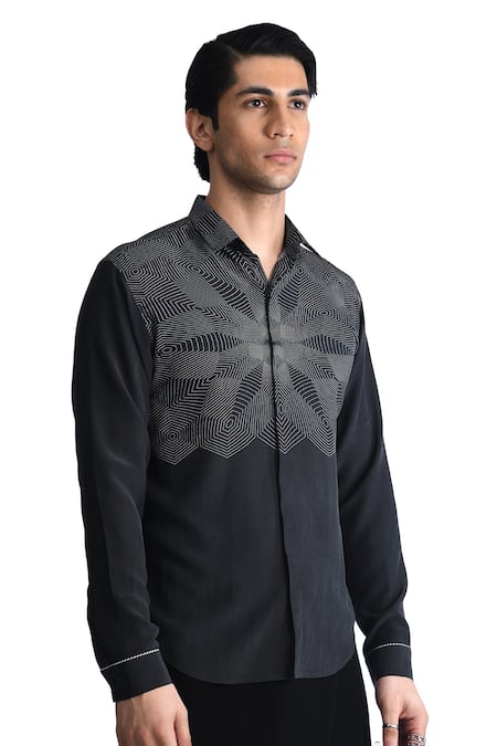 Rohit Gandhi + Rahul Khanna Placement Print Shirt 