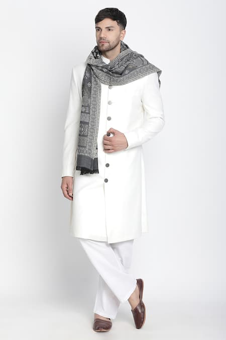Shingora Jay Metallic Square Woven Muffler 