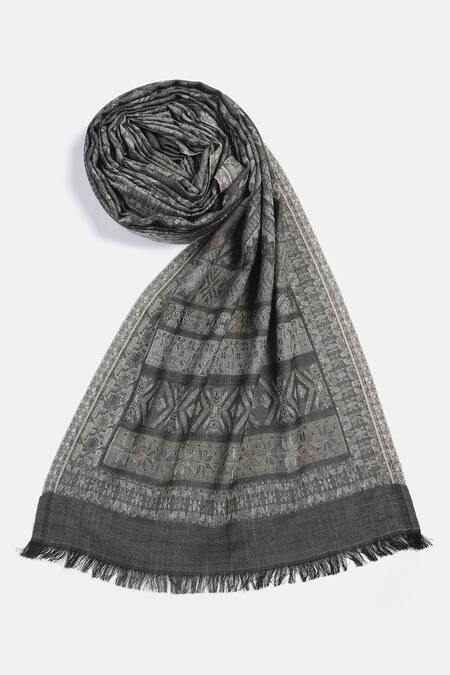 Shingora Jay Metallic Square Woven Muffler 