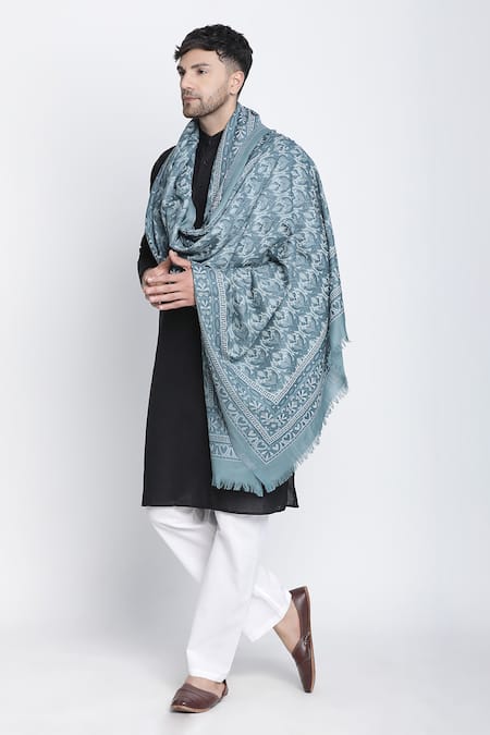 SHINGORA Ahmed Paisley Woven Lohi Shawl 