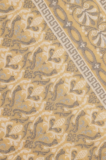 Shop Shingora Yellow Embroidery Ahmed Floral Woven Lohi Shawl Online at Aza Fashions Shop_Shingora_Yellow Embroidery Ahmed Floral Woven Lohi Shawl _Online_at_Aza_Fashions