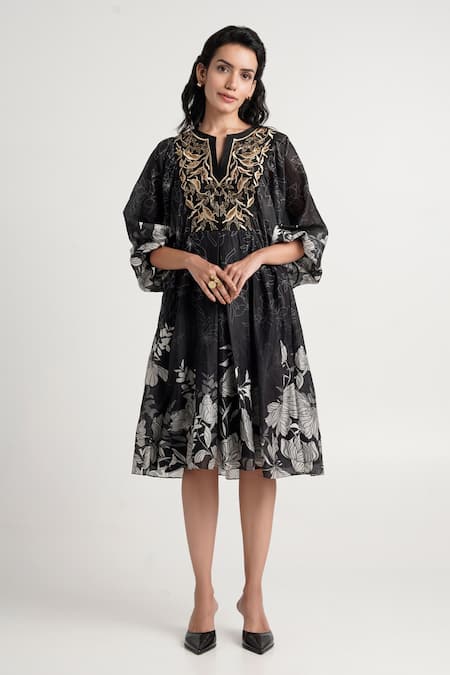 Madder Much Harper Embroidered Midi Dress 