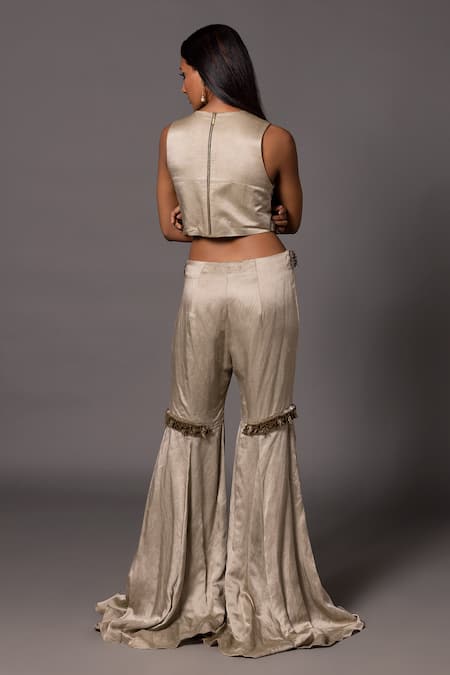 A Humming Way Laura 3-D Applique Jumpsuit 