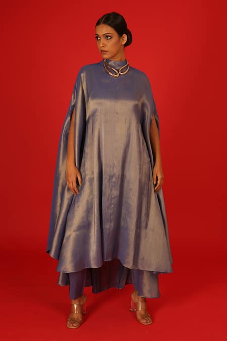 SAKSHAM & NEHARICKA Periwinkle Kaftan 