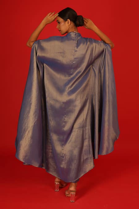 Saksham & Neharicka Periwinkle Kaftan 