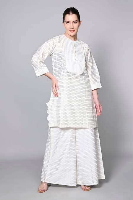 House of Manaa Spherical Pattern Kurta Palazzo Set 