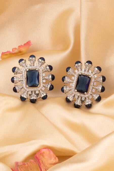 Faux on sale diamond studs