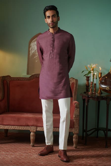 Philocaly Reverie Placket Embroidered Kurta 