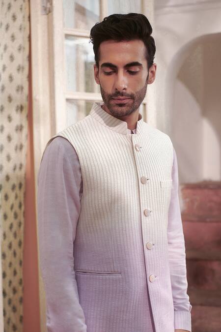 Buy Philocaly Purple Mauve Ombre Cotton Silk Blend Bundi Online at Aza Fashions Buy_Philocaly_Purple Mauve Ombre Cotton Silk Blend Bundi _Online_at_Aza_Fashions