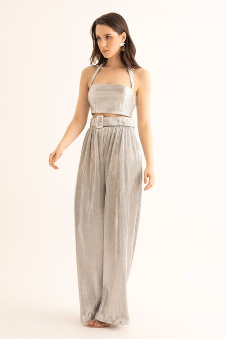 TORQADORN Pleated Pant With Belt 