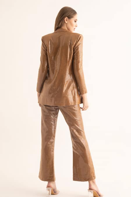 Torqadorn Sequin Embroidered Blazer 