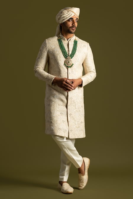 Paarsh Tonal Embroidered Sherwani Set 