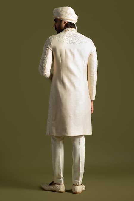 PAARSH Tonal Embroidered Sherwani Set 
