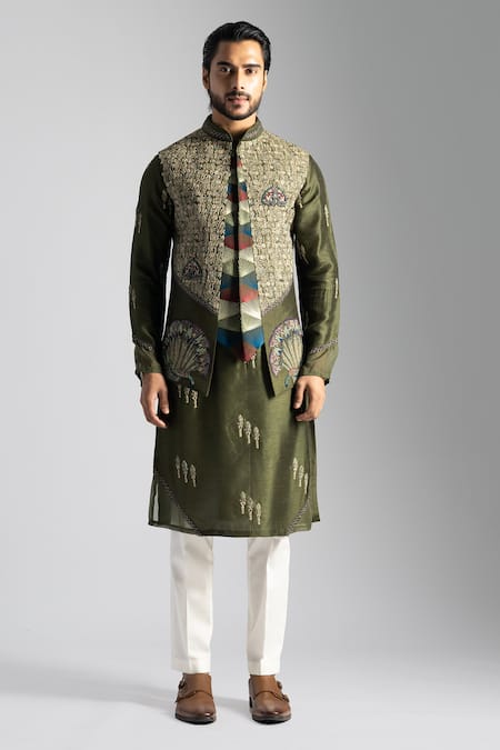 Paarsh Embroidered Nehru Jacket 