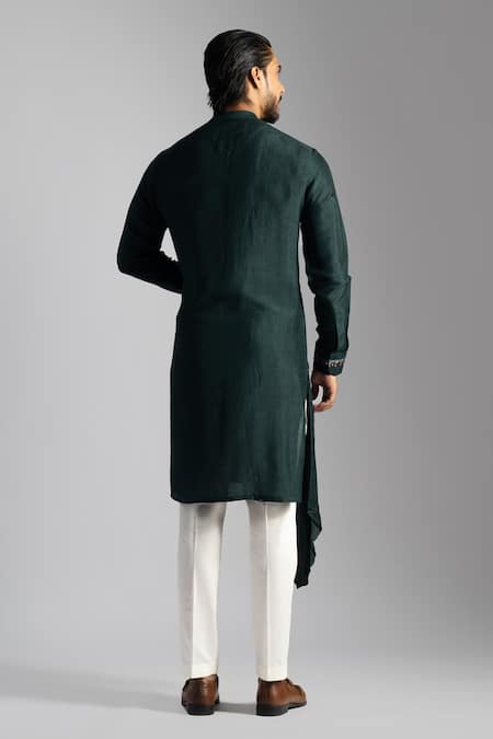 PAARSH Embroidered Mirrorwork Kurta & Pant Set 