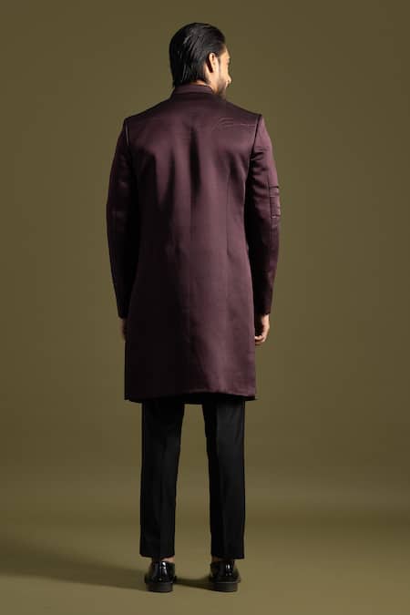 PAARSH Mystic Swerve Embroidered Achkan With Trouser 