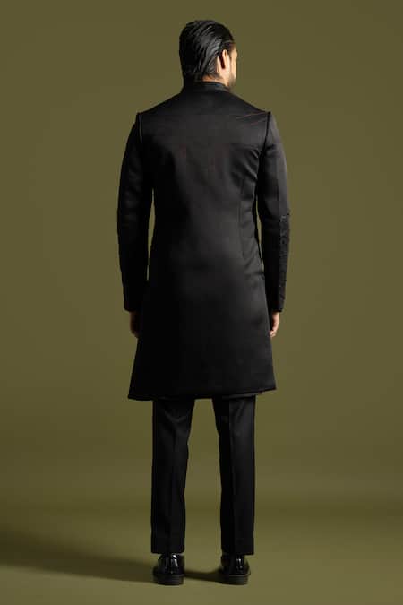 PAARSH Synodic Storm Embroidered Achkan Trouser Set 