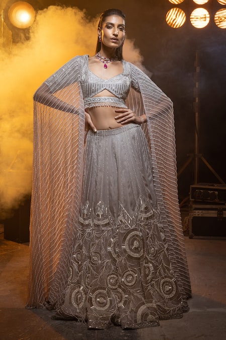 Kavita arora Hand Embroidered Bridal Lehenga Set 