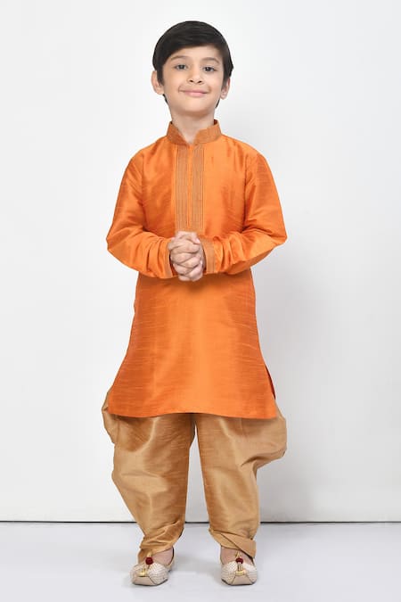 Samyukta Singhania Thread Embroidered Collar Kurta Dhoti Pant Set 
