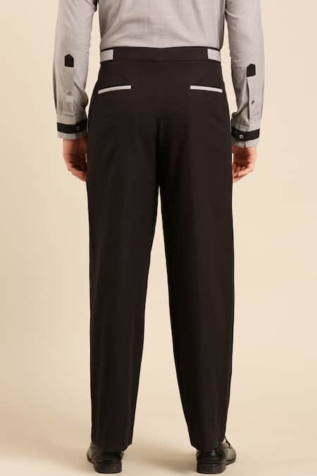 Mayank Modi - Men Solid Pant 