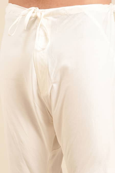 Buy_Mayank Modi - Men_Blue Silk Cut Work Cutdana Angular Pattern Sherwani With Churidar 