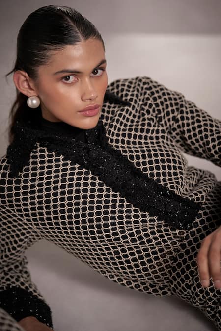 Qala Clothing Skyla Knitted Jacket & Pant Set 