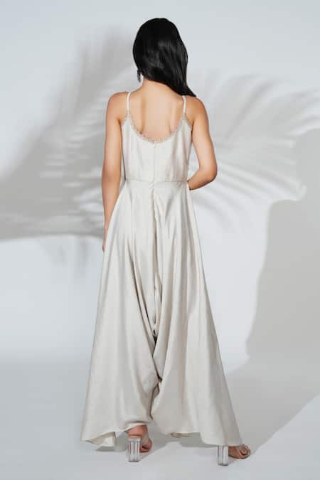 Anu Pellakuru Resham Hand Embroidered Jumpsuit 