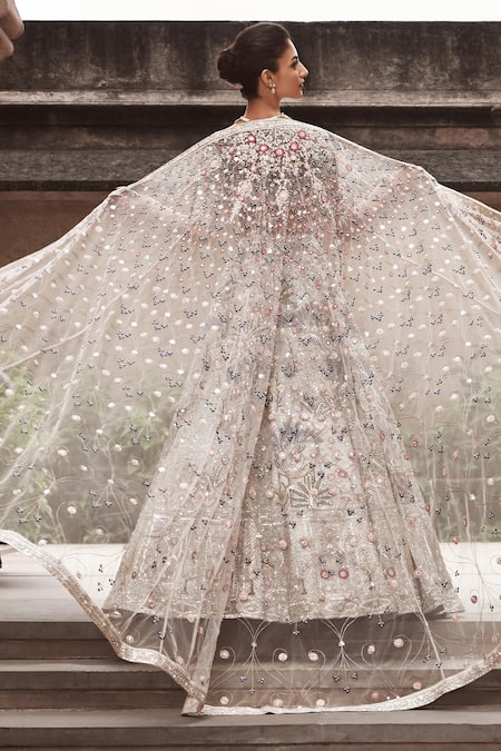 Matsya Garden Of Eden Resham Embroidered Lehenga Set 