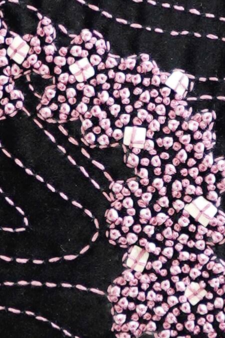 Mid July Home Brown Premium Velvet Embroidery Memory Maze Cushion Cover 4 Pcs Set at Aza Fashions Mid July Home_Brown Premium Velvet Embroidery Memory Maze Cushion Cover 4 Pcs Set_at_Aza_Fashions