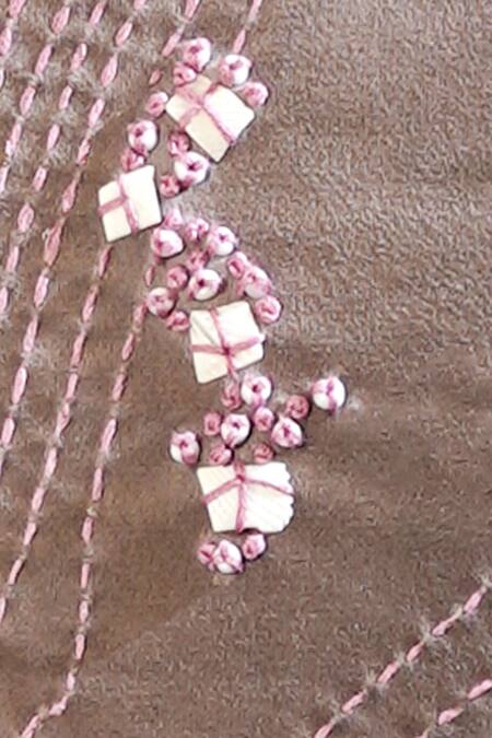 Buy Mid July Home Brown Premium Velvet Embroidery Memory Maze Cushion Cover 4 Pcs Set Buy_Mid July Home_Brown Premium Velvet Embroidery Memory Maze Cushion Cover 4 Pcs Set