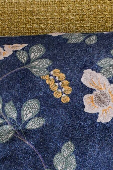 Shop_Mid July Home_Green Premium Velvet Enchanted Wilderness Floral Cushion Cover 2 Pcs Set_Online_at_Aza_Fashions