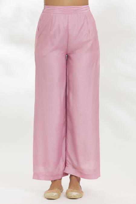 Samyukta Singhania Purple Chanderi Silk, Chanderi, Chiffon Cut Work, Flower Embroidered Kurta Set at Aza Fashions Samyukta Singhania_Purple Chanderi Silk, Chanderi, Chiffon Cut Work, Flower Embroidered Kurta Set _at_Aza_Fashions