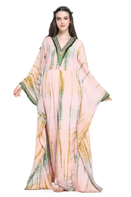 Shruti Sancheti Shibori Tie Dye Batwing Sleeves Jumpsuit 