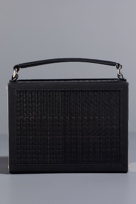 Tann-ED Textured Panel Box Bag 