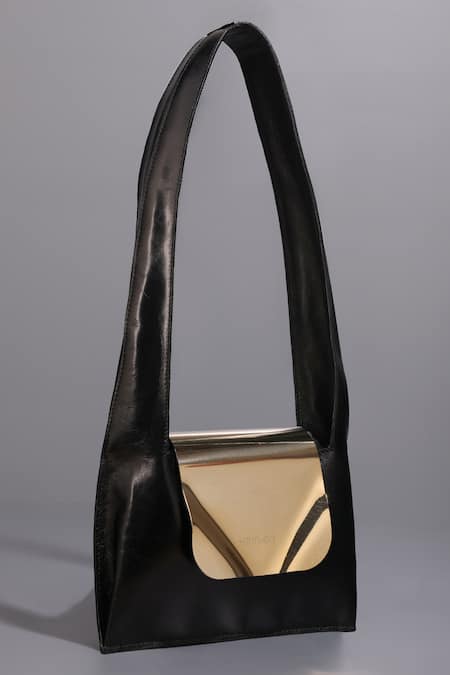 Tann-ED Metal Flap Bag 
