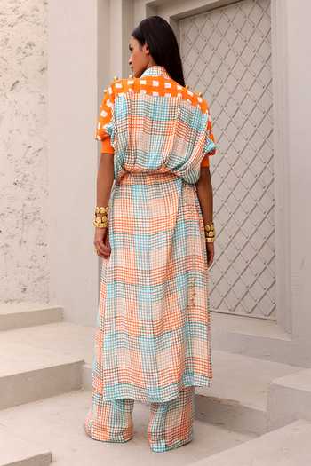 Aapro Maeve Hand Block Printed Kurta & Flared Pant Set 
