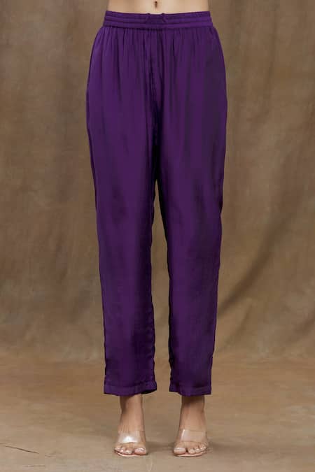 Buy Samyukta Singhania Purple , Cotton, Chiffon, Silk Embroidery Hand Anarkali Set Buy_Samyukta Singhania_Purple , Cotton, Chiffon, Silk Embroidery Hand Anarkali Set