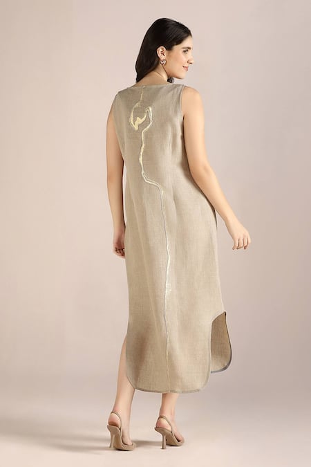 Kaveri Body Line Roots Cut-Out Dress