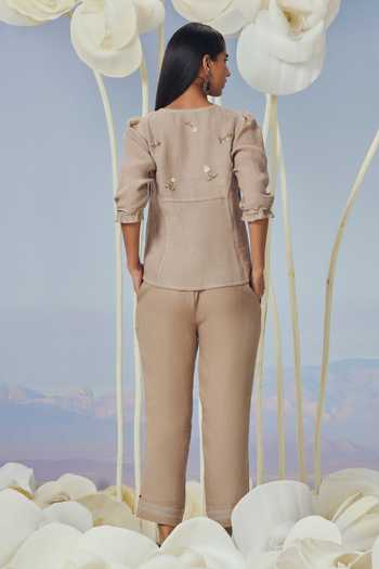 Kaveri Gathered Top & Pant Set 