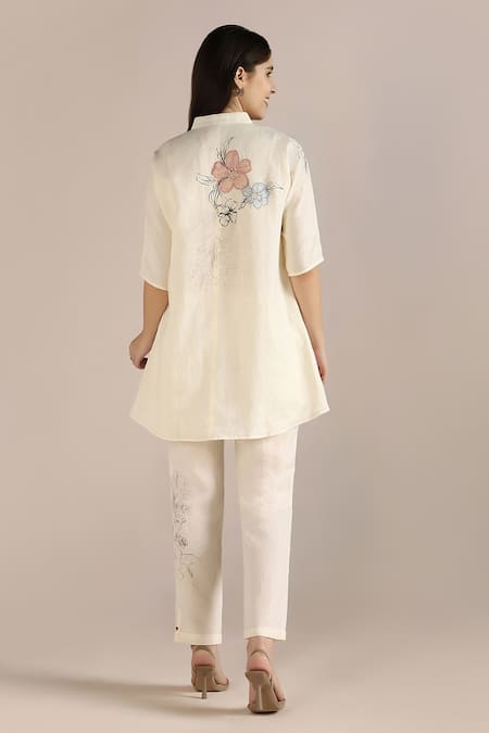 Kaveri Poppy Jane Linen Top 