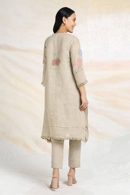 Kaveri Fly Free Linen Printed Kurta 