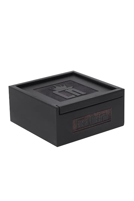 Buy_Cosa Nostraa_Grey Crystals Natural Novelty Carved Brooch 