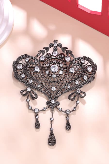 Cosa Nostraa Intricate Delight Embellished Brooch 