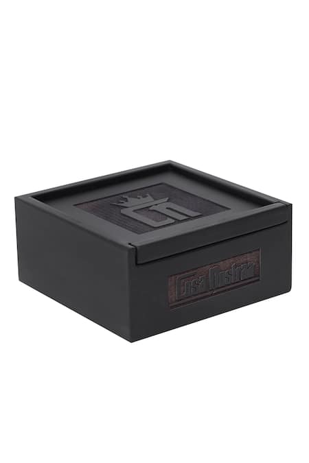 Buy_Cosa Nostraa_Grey Crystals Rustic Reflection Embellished Brooch 