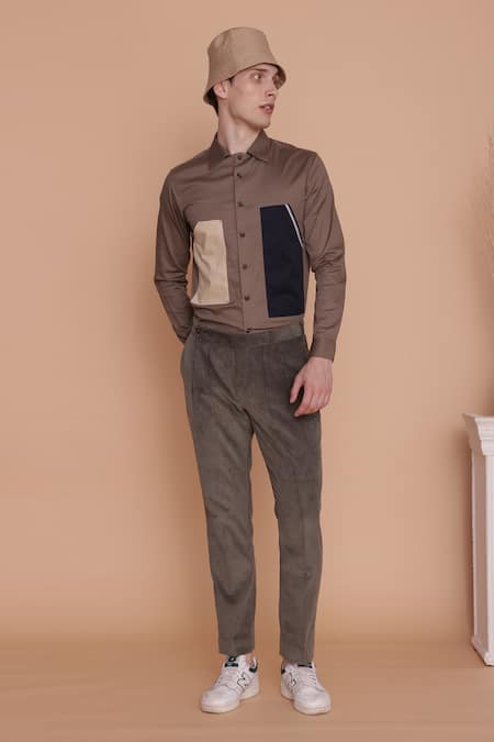 Lacquer Embassy Olea Corduroy Trouser 