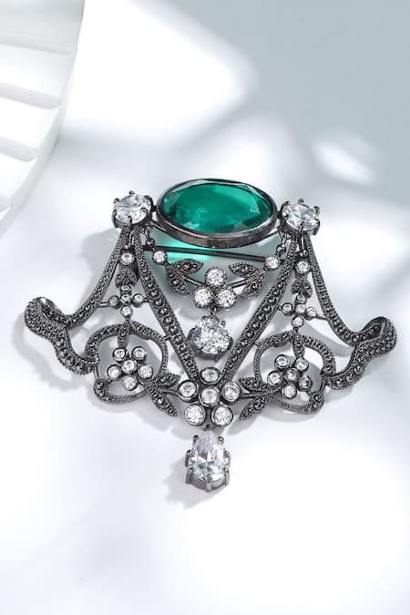Cosa Nostraa Royal Lamp Stud Brooch 