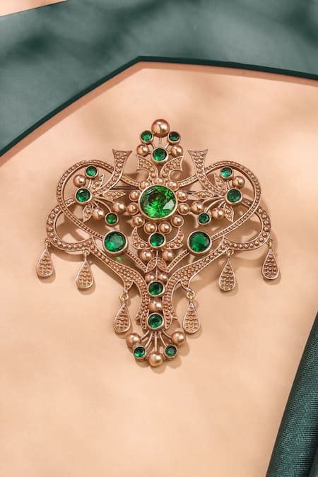 Cosa Nostraa Grace of Garden Embellished Brooch 