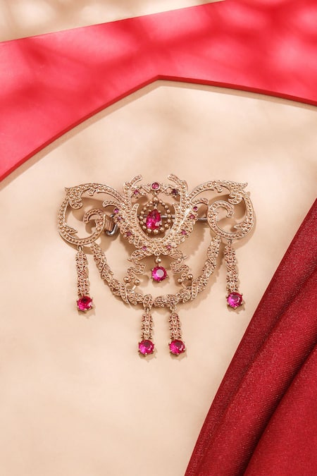 Cosa Nostraa Pretty Power Embellished Brooch 